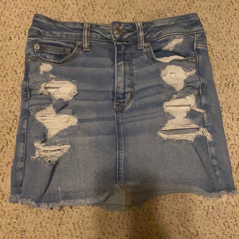 american eagle denim shorts